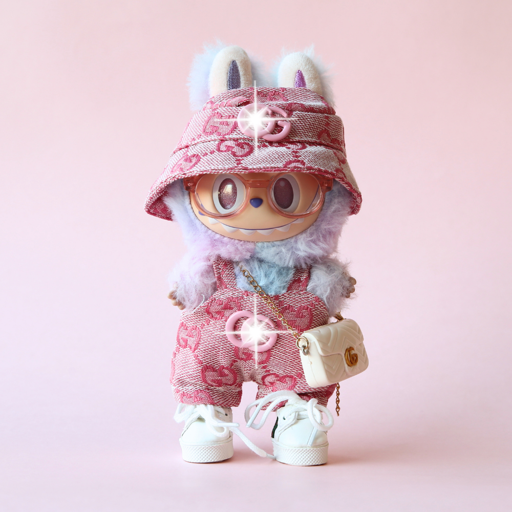 G-Style Monogram-2-Piece Outfit for Labubu