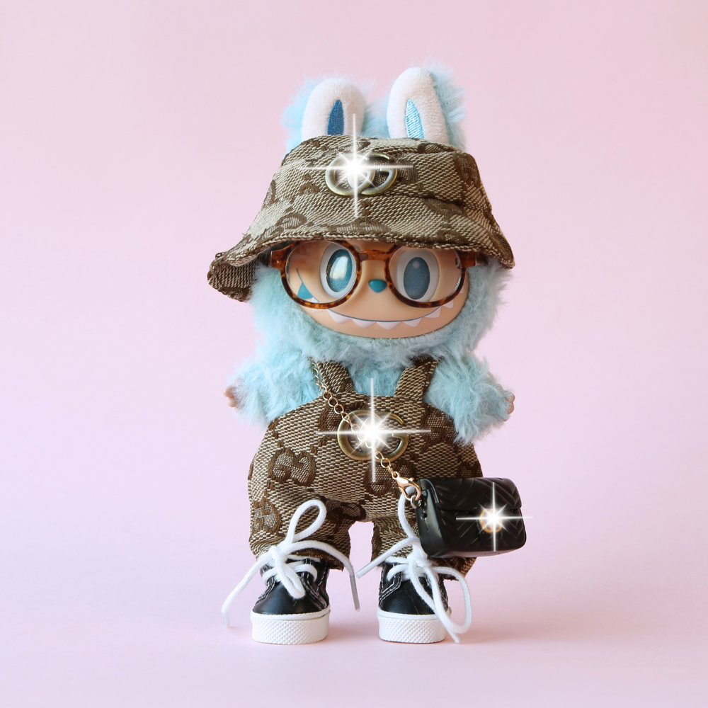 G-Style Outfit Set - Labubu Fashion Clothes (Metallic Logo)