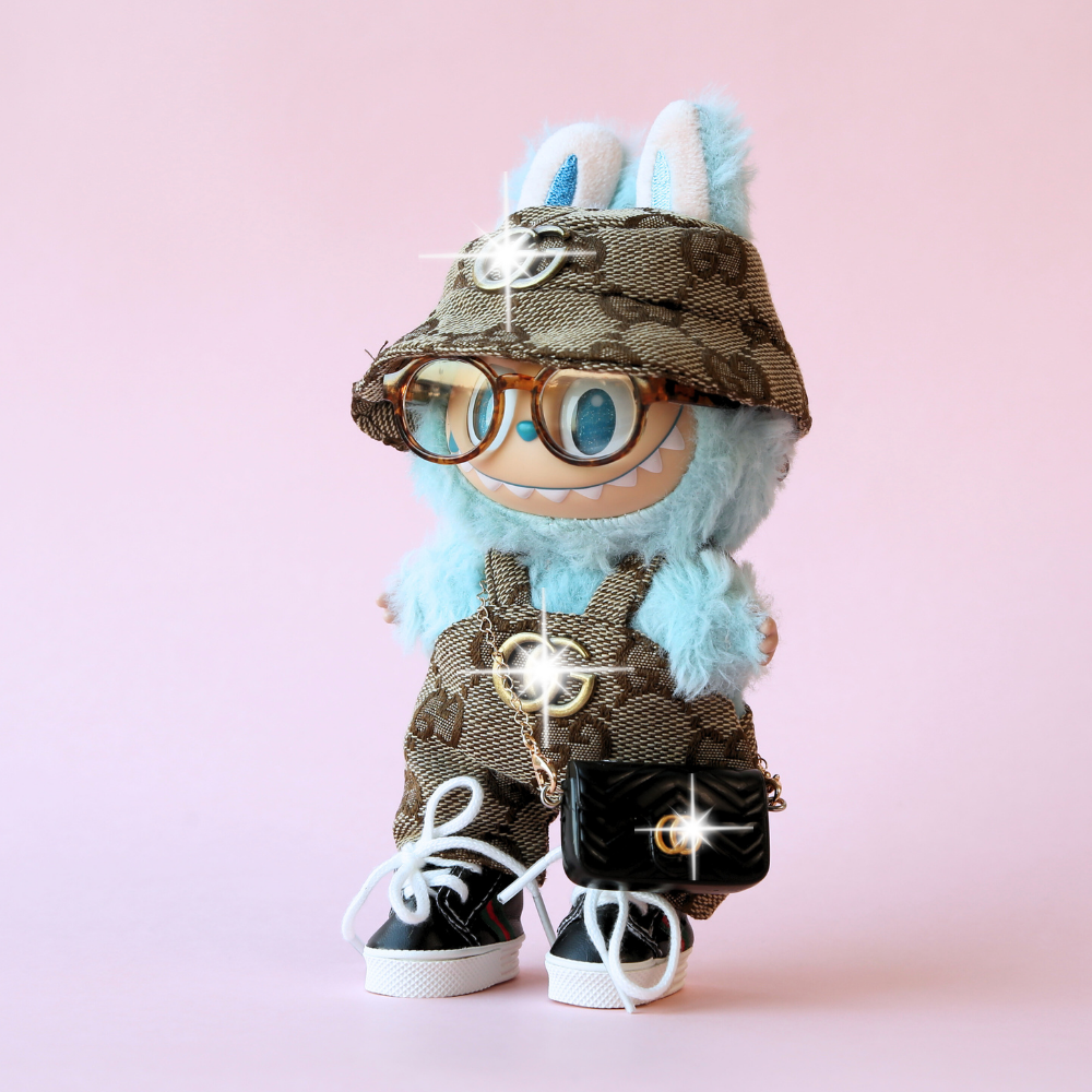 G-Style Outfit Set - Labubu Fashion Clothes (Metallic Logo)