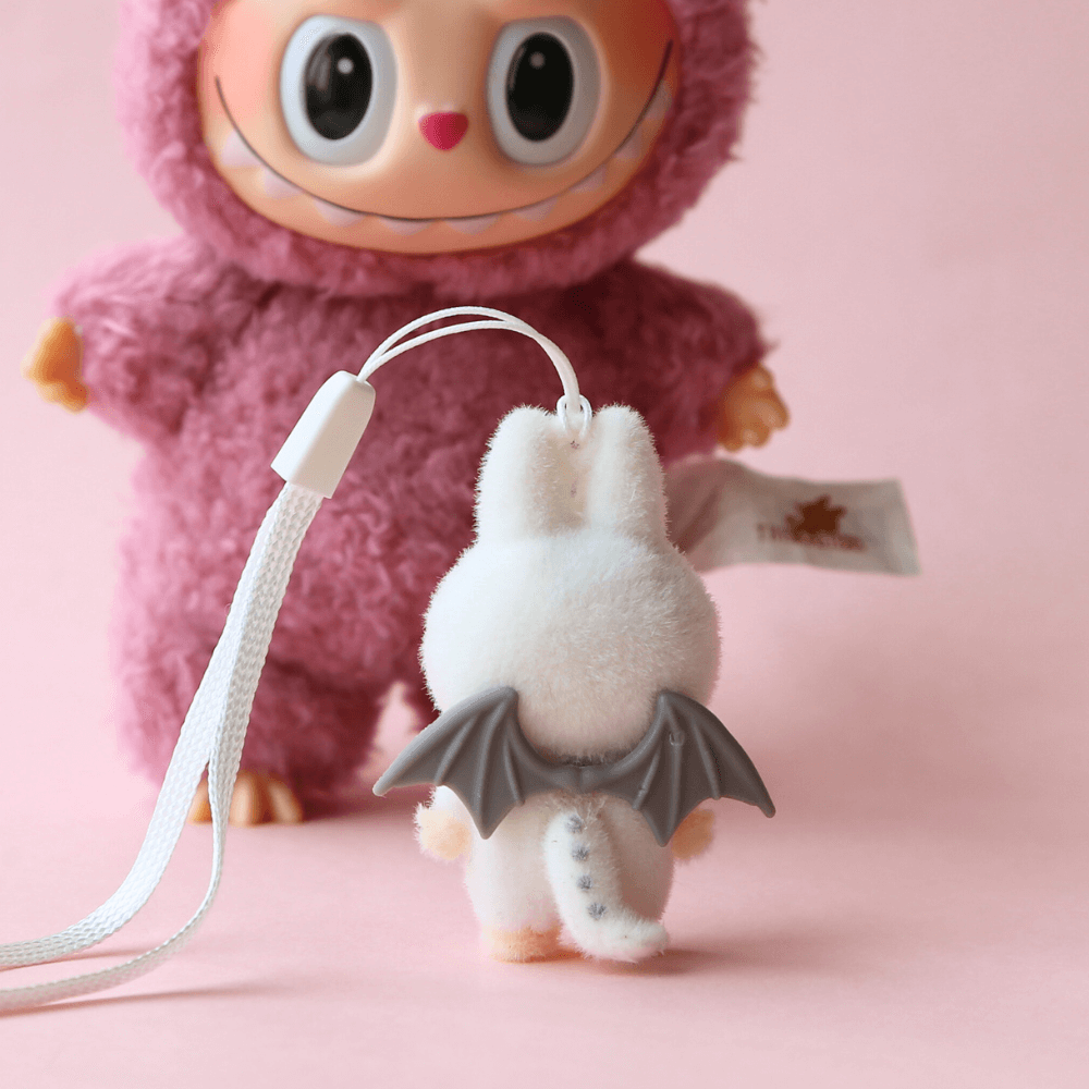 White Angel Labubu Charm