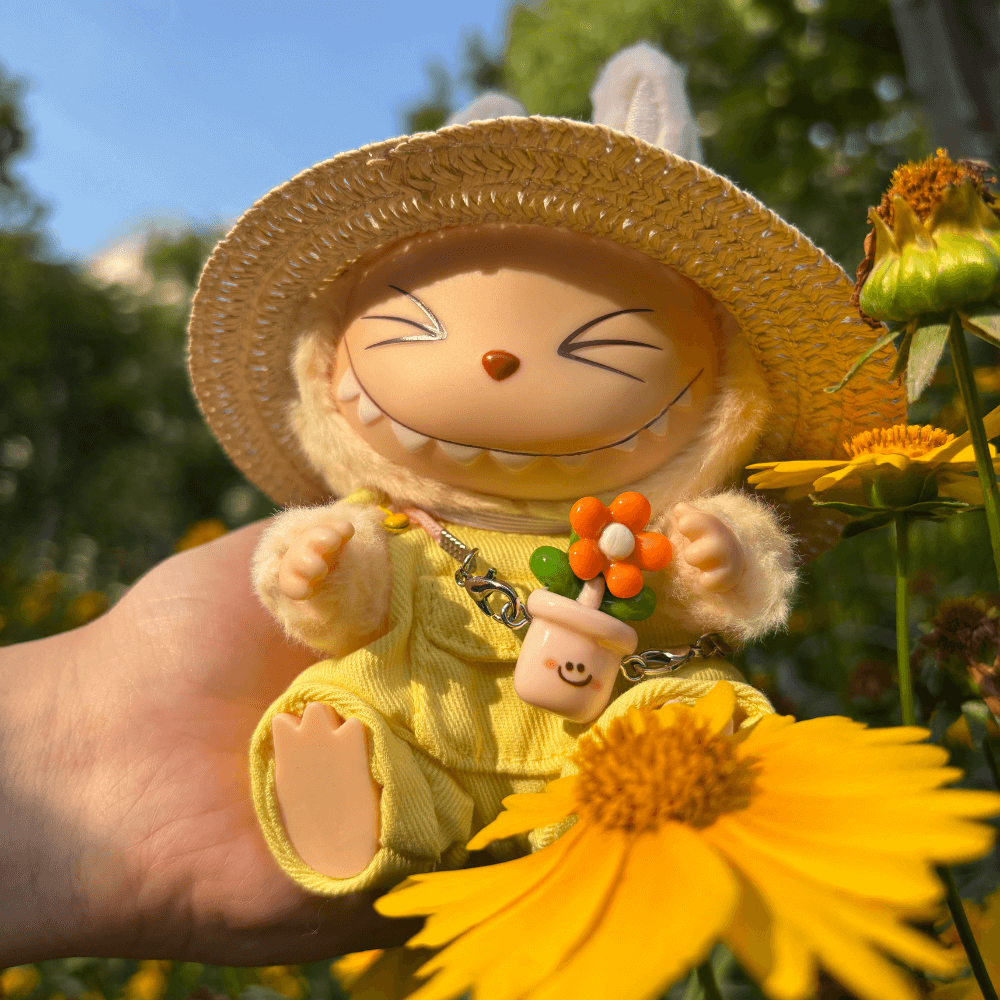 Gardener 3-Piece Set - Labubu Fashion Clothes-Boobulo