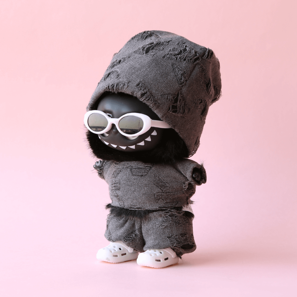 Hip-Hop Rapper Outfit Set (5-Piece) for Labubu