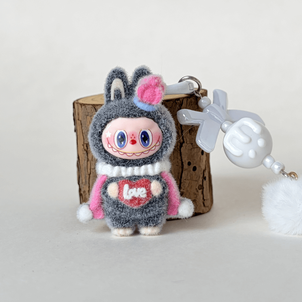 Princess Mini Labubu keychain