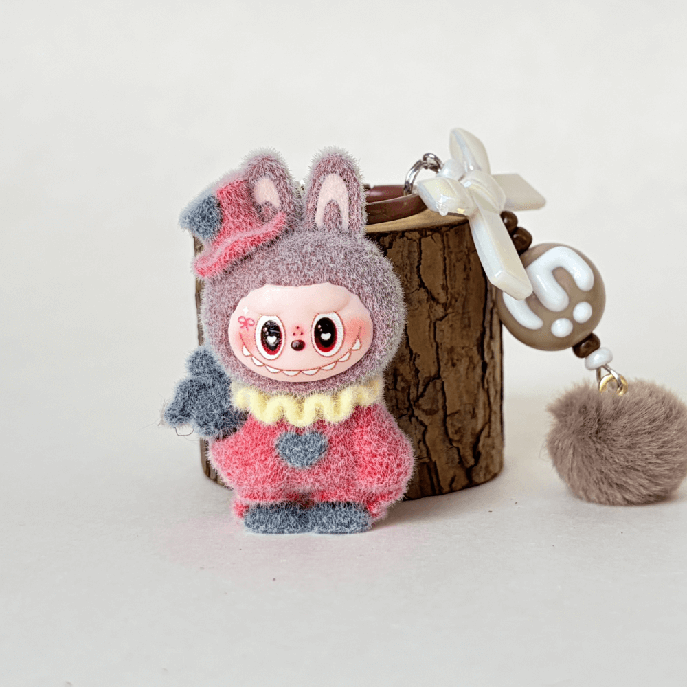 Circus Mini Labubu keychain