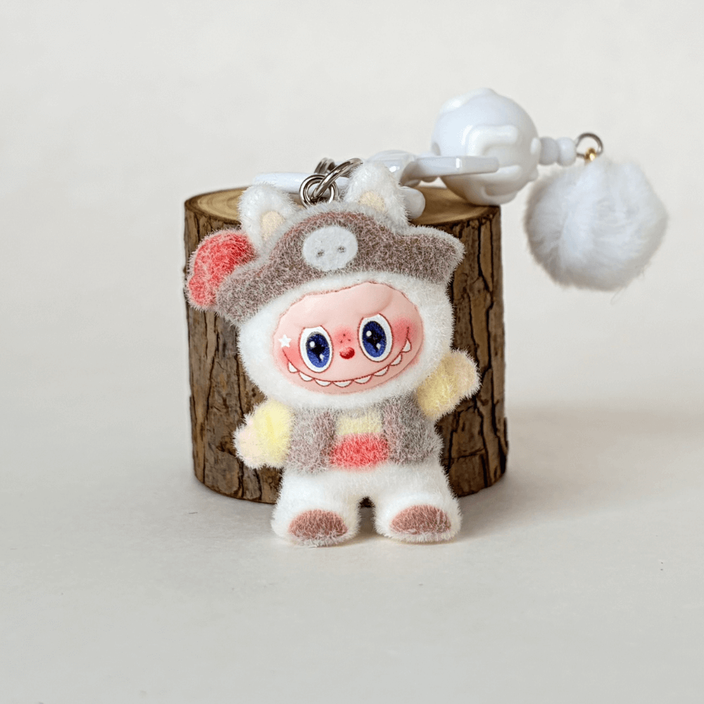 Pirate Mini Labubu keychain