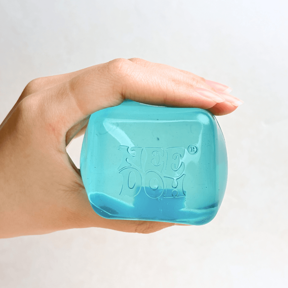 NeeDoh Nice Cube - Satisfying Square Shaped Sensory Toy, Original Size
