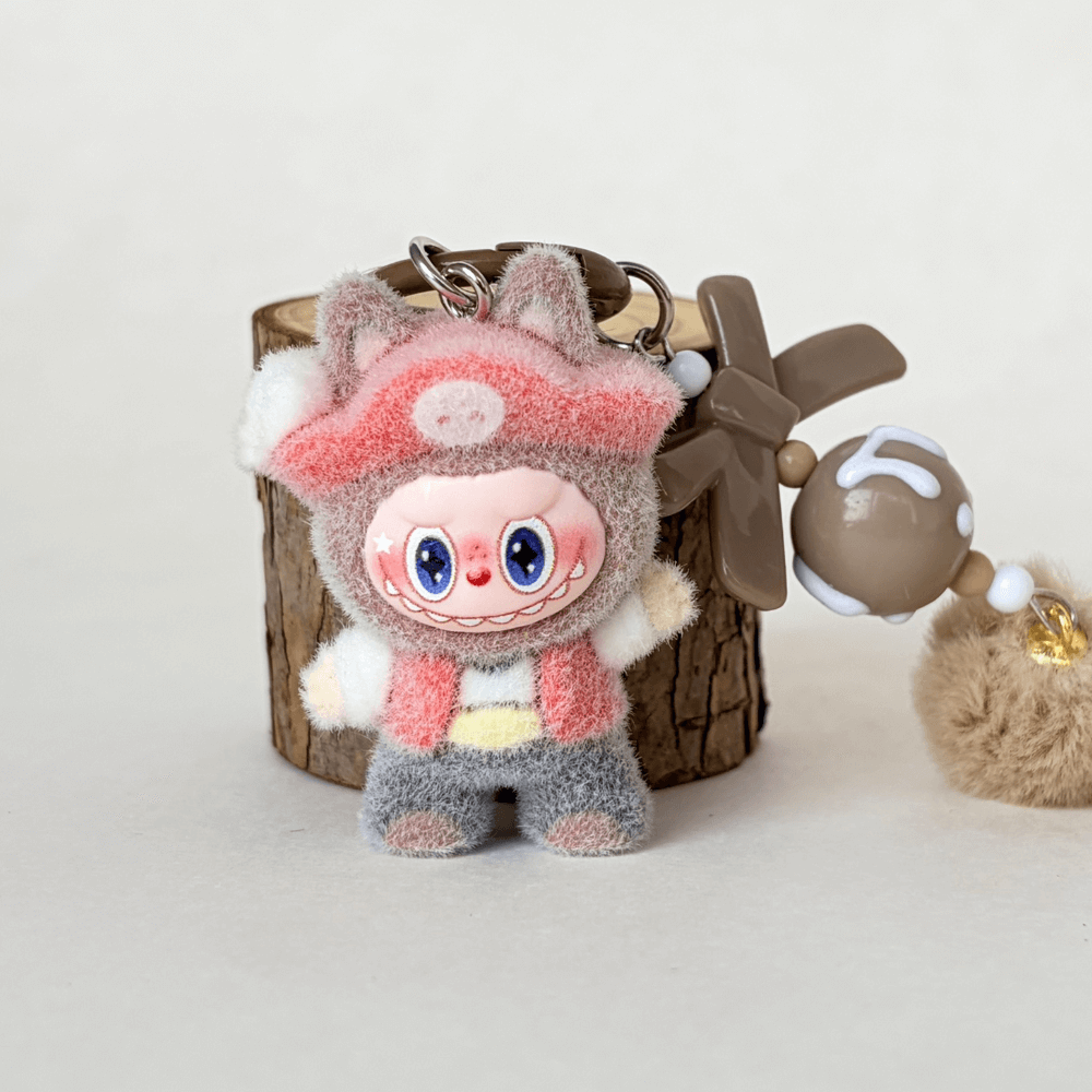 Pirate Mini Labubu keychain