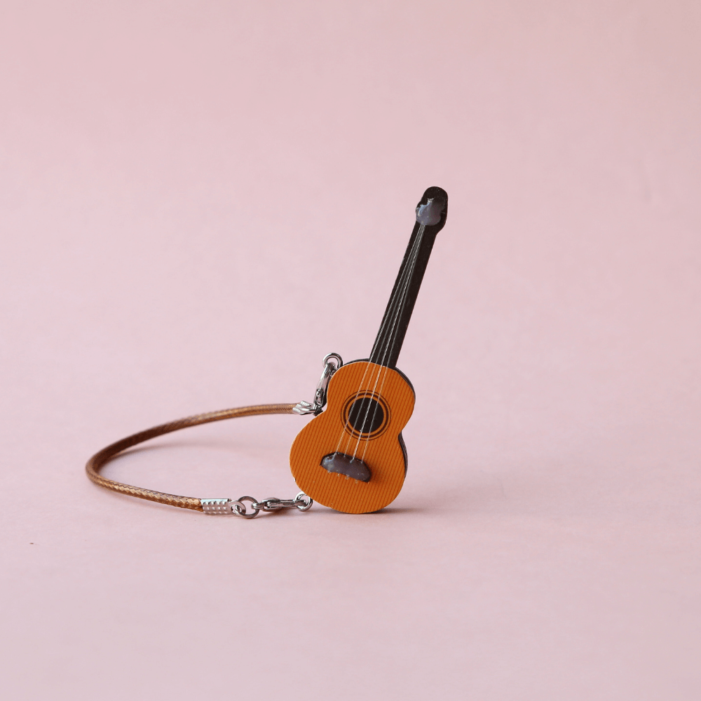 Mini Guitar Charm for Labubu