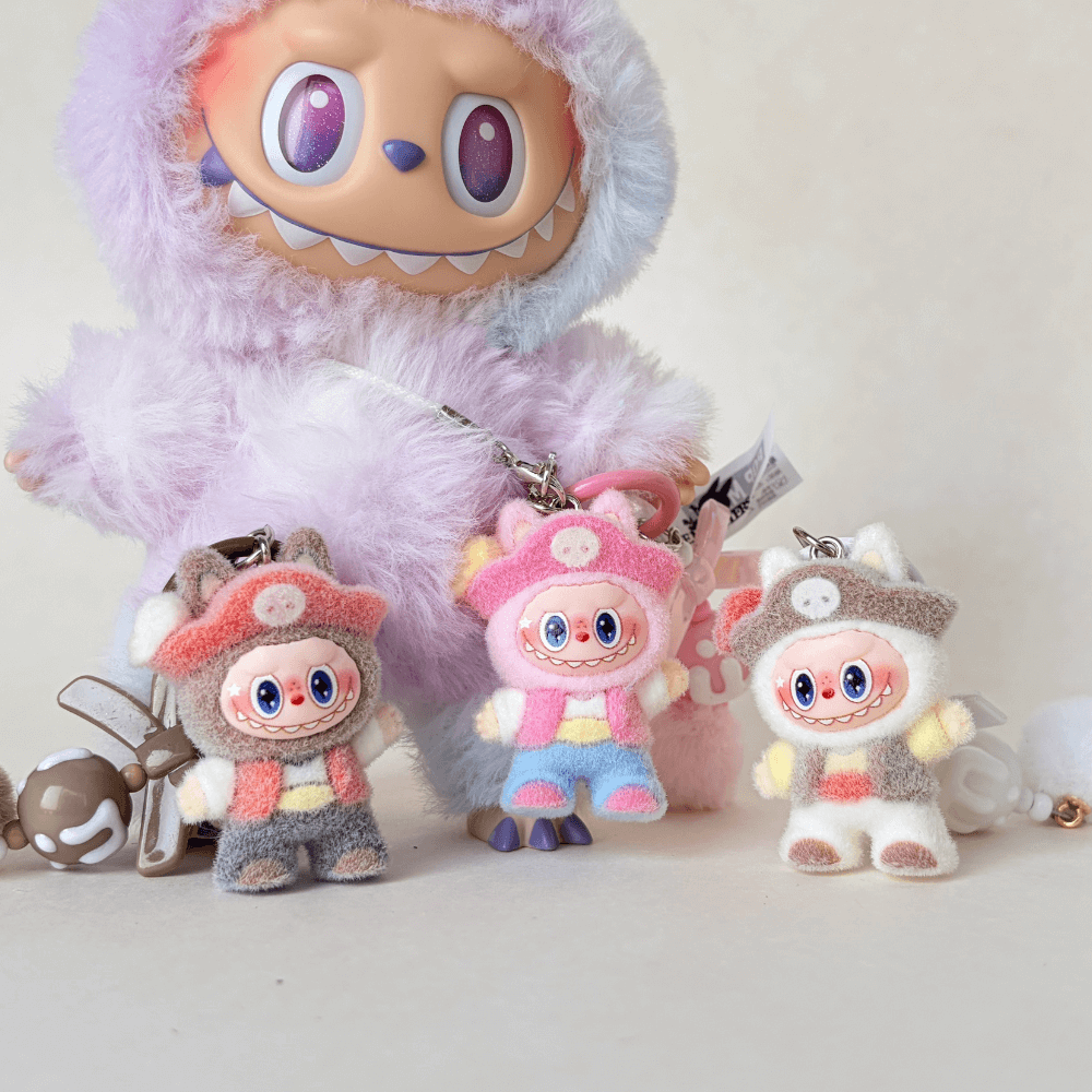 Pirate Mini Labubu keychain