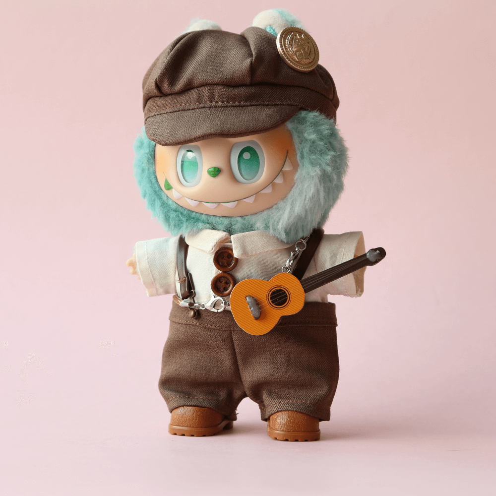 Mini Guitar Charm for Labubu