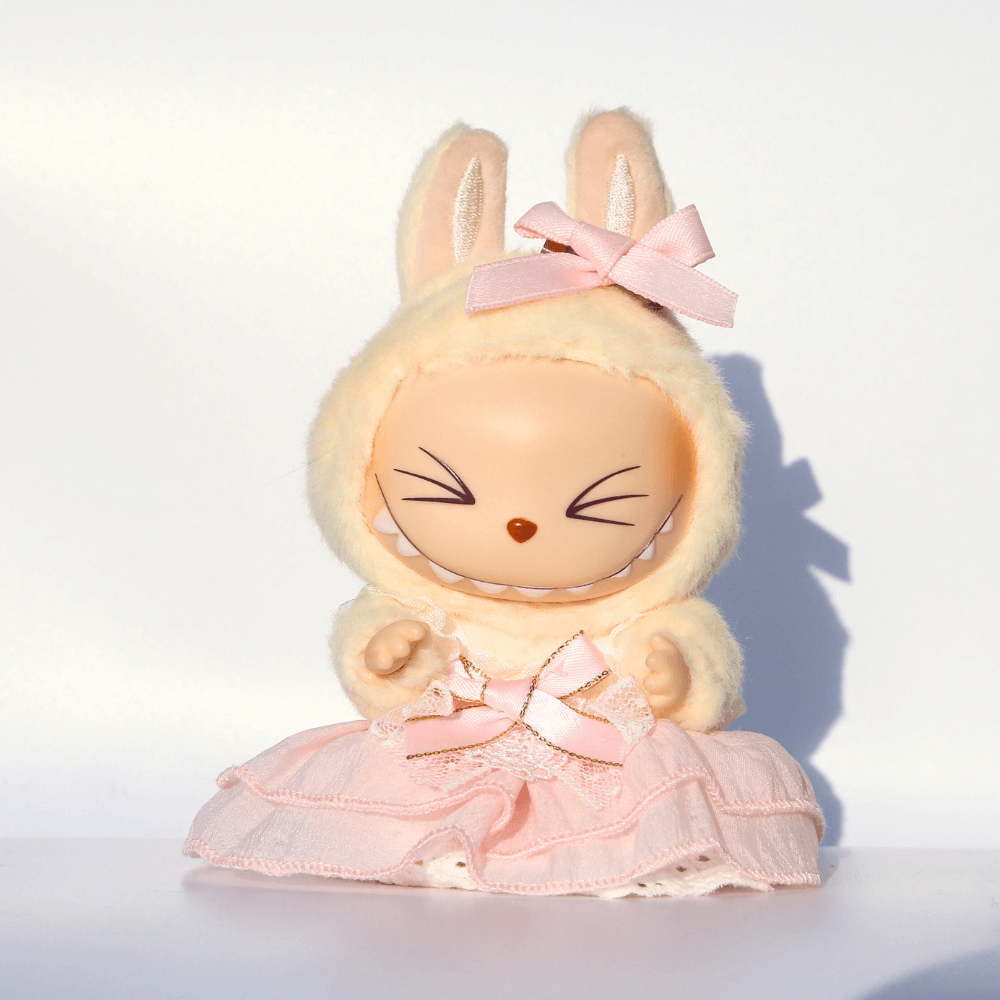 Coquette Pink Ballet Set - 6.7″ Labubu Fashion Clothes-Boobulo