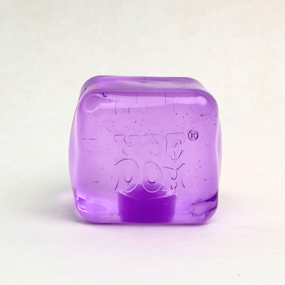 NeeDoh Nice Cube - Satisfying Square Shaped Sensory Toy, Original Size
