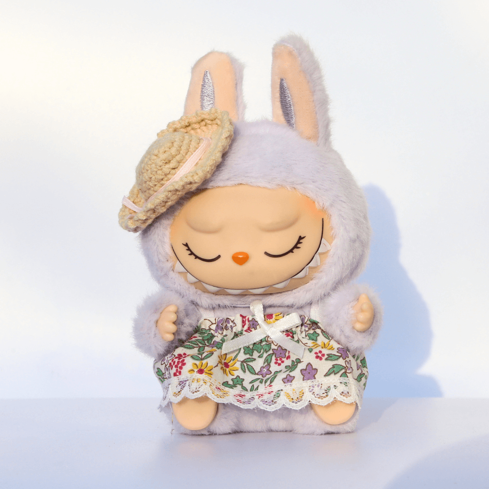 Summer Picnic 2-piece-set - 6.7″ Labubu Fashion Clothes-Boobulo