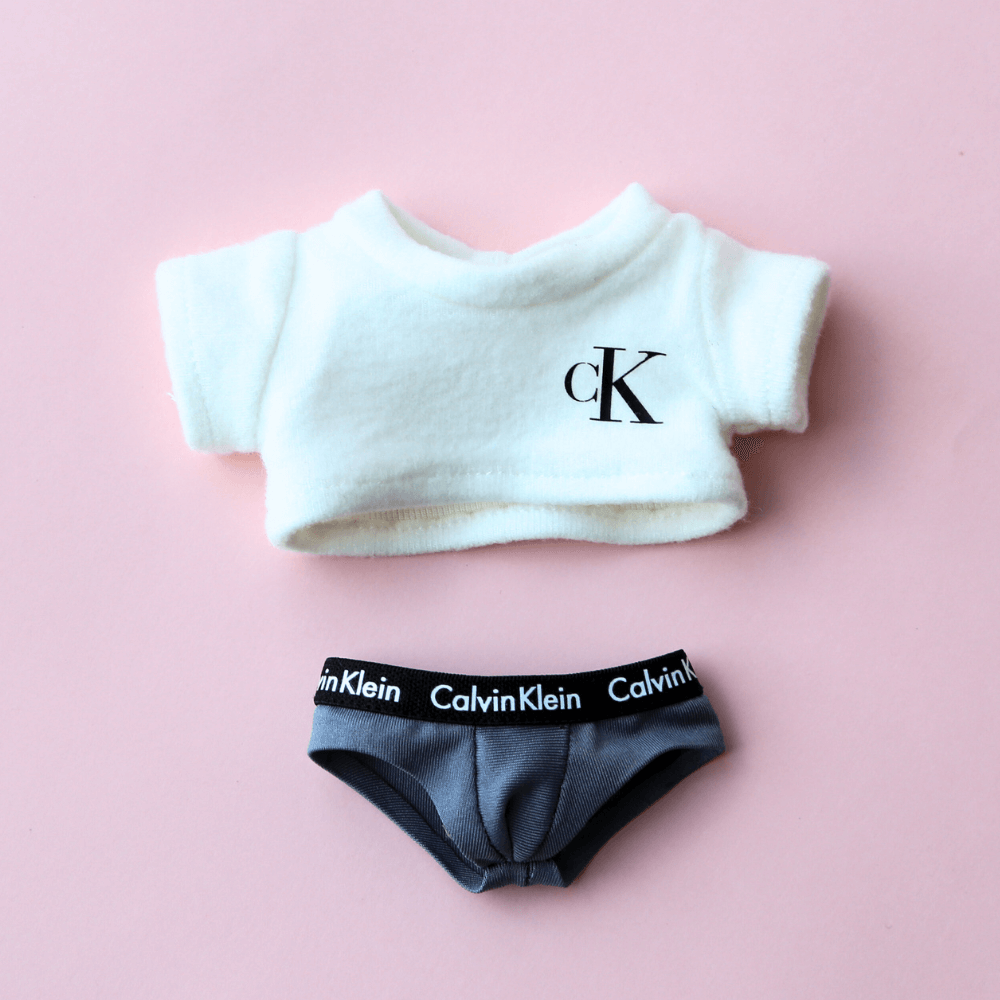 CK-Inspired Underwear & Crop Top- Labubu Clothes-Boobulo