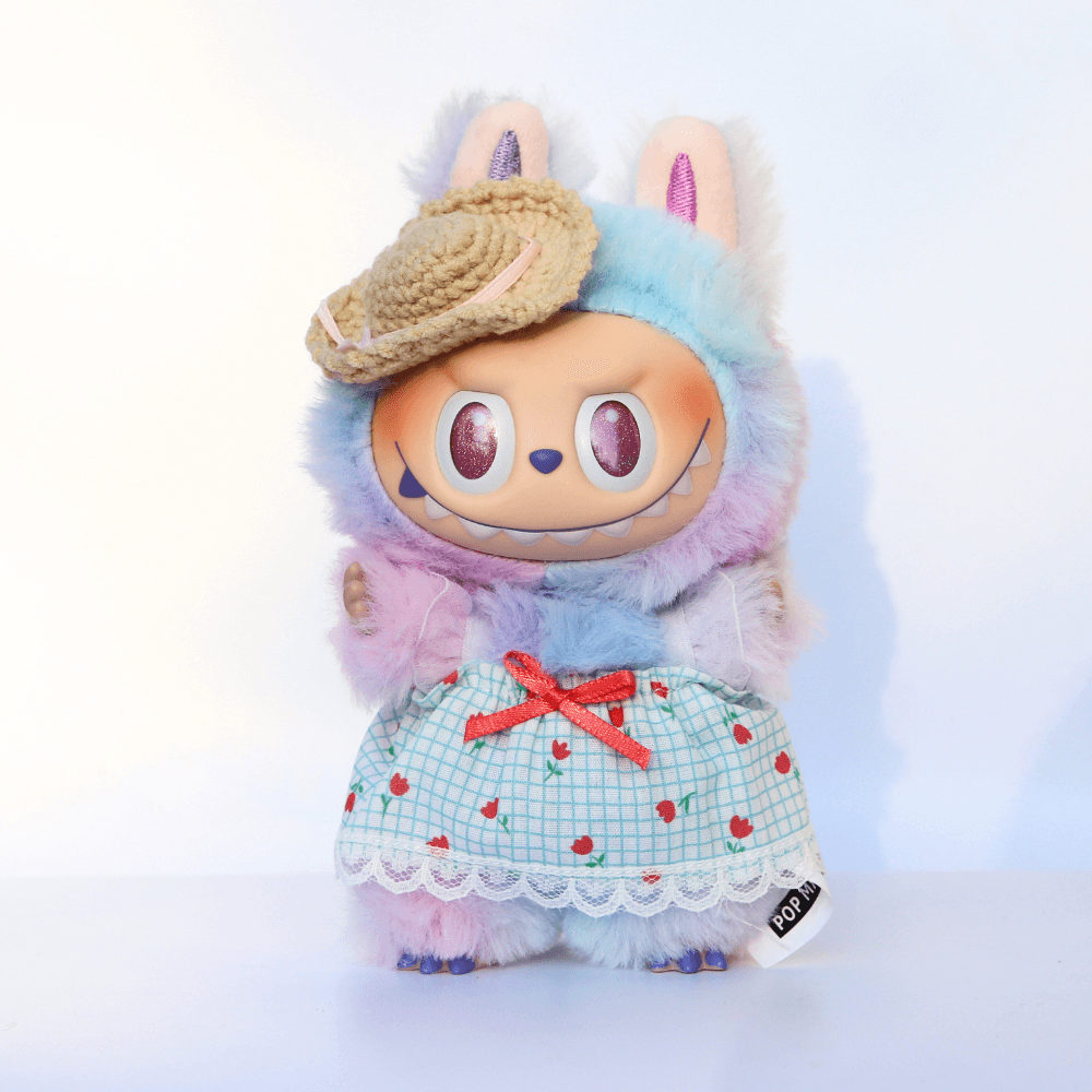 Summer Picnic 2-piece-set - 6.7″ Labubu Fashion Clothes-Boobulo