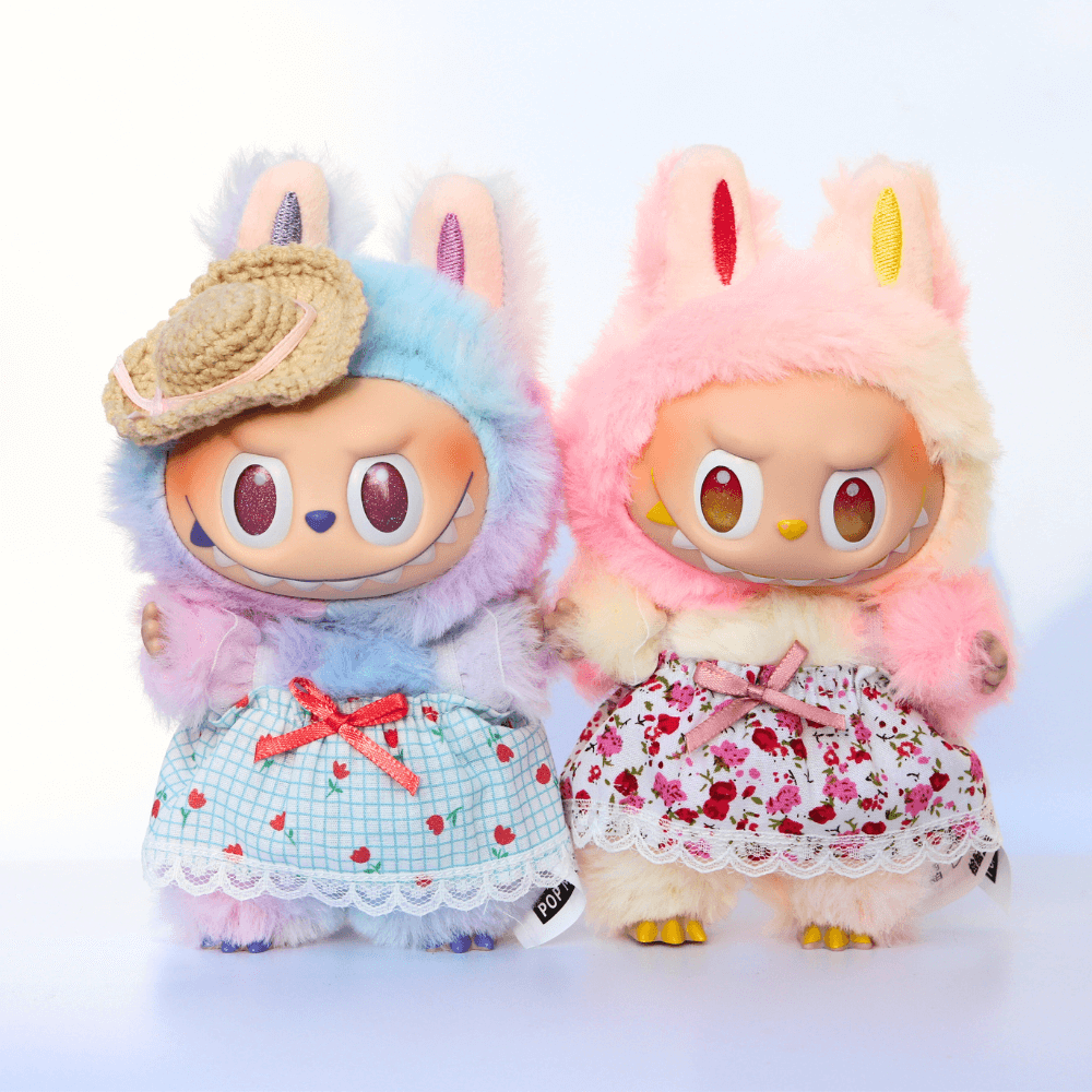 Summer Picnic 2-piece-set - 6.7″ Labubu Fashion Clothes-Boobulo