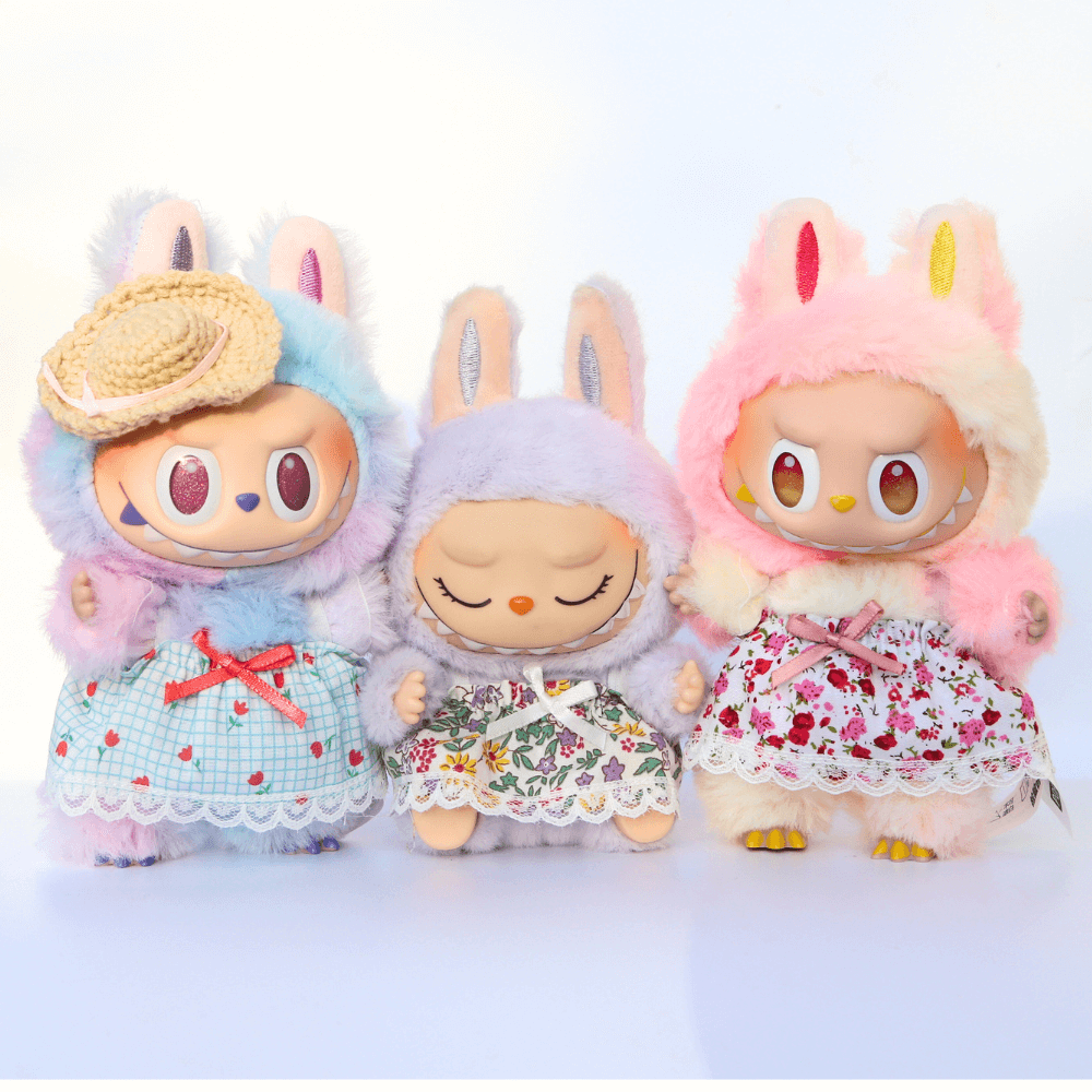 Summer Picnic 2-piece-set - 6.7″ Labubu Fashion Clothes-Boobulo