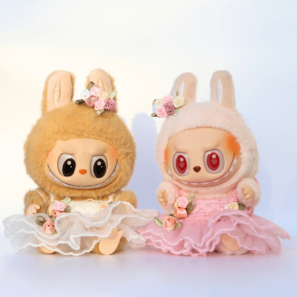 Ballet Tulle Dress Set - 6.7″ Labubu Fashion Clothes-Boobulo