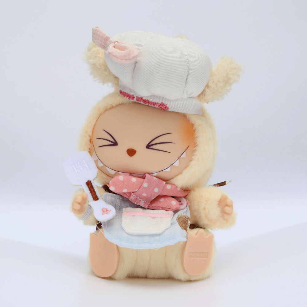 Chef Costume 4-Piece Set - Labubu Fashion Clothes-Boobulo