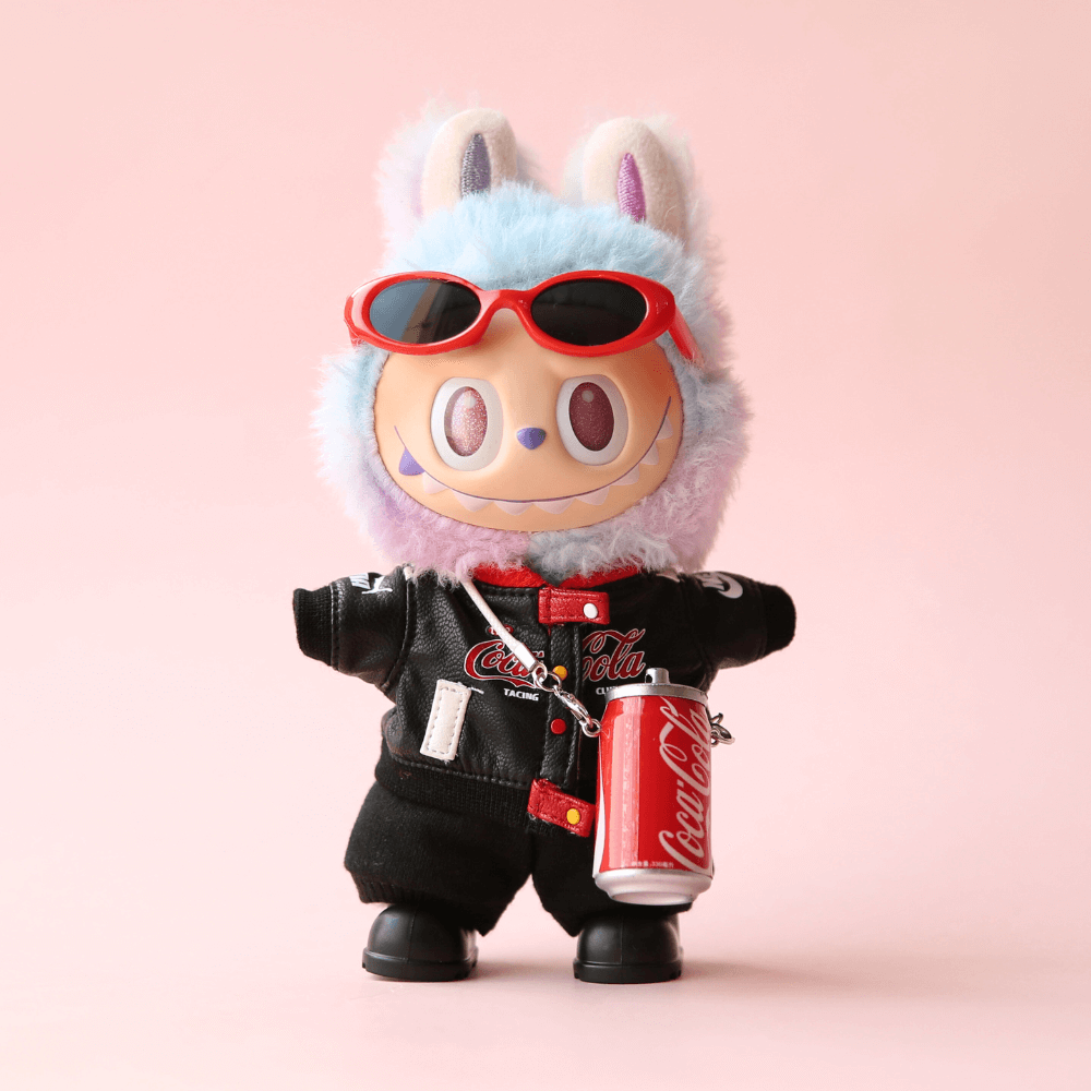 Coke Jacket Set (5-Piece, includes Coke Charm) for Labubu