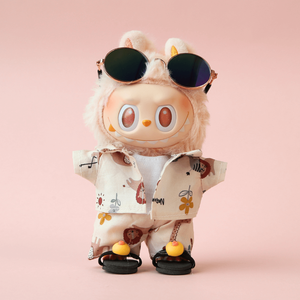 Hawaii Vibe Set – 5-Piece Tropical Holiday Outfit for Labubu-Boobulo