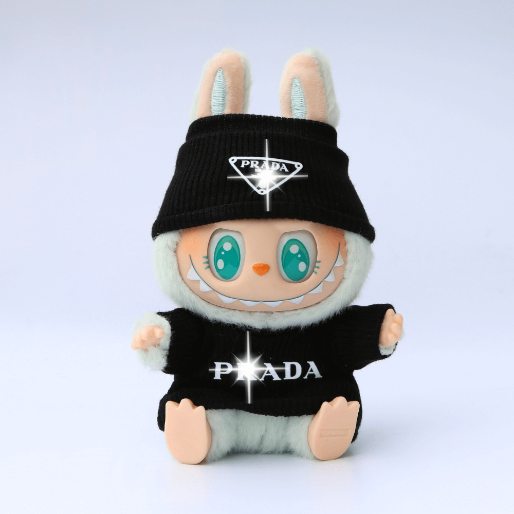 P-Style Look 2-Piece Set – Top & Cap  -Labubu Clothes