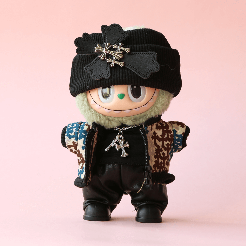 Boobulo™ Chrome Hearts Streetwear Set for Labubu（6-Piece ）