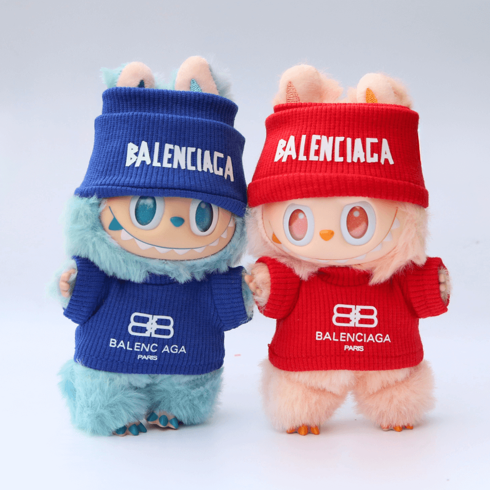 Balen-Style 2-piece-Set - 6.7″ Labubu Fashion Clothes-Boobulo