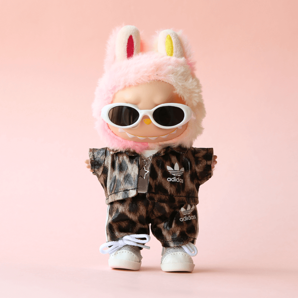 Boobulo™ Adidas Leopard Set for Labubu (6-Piece)