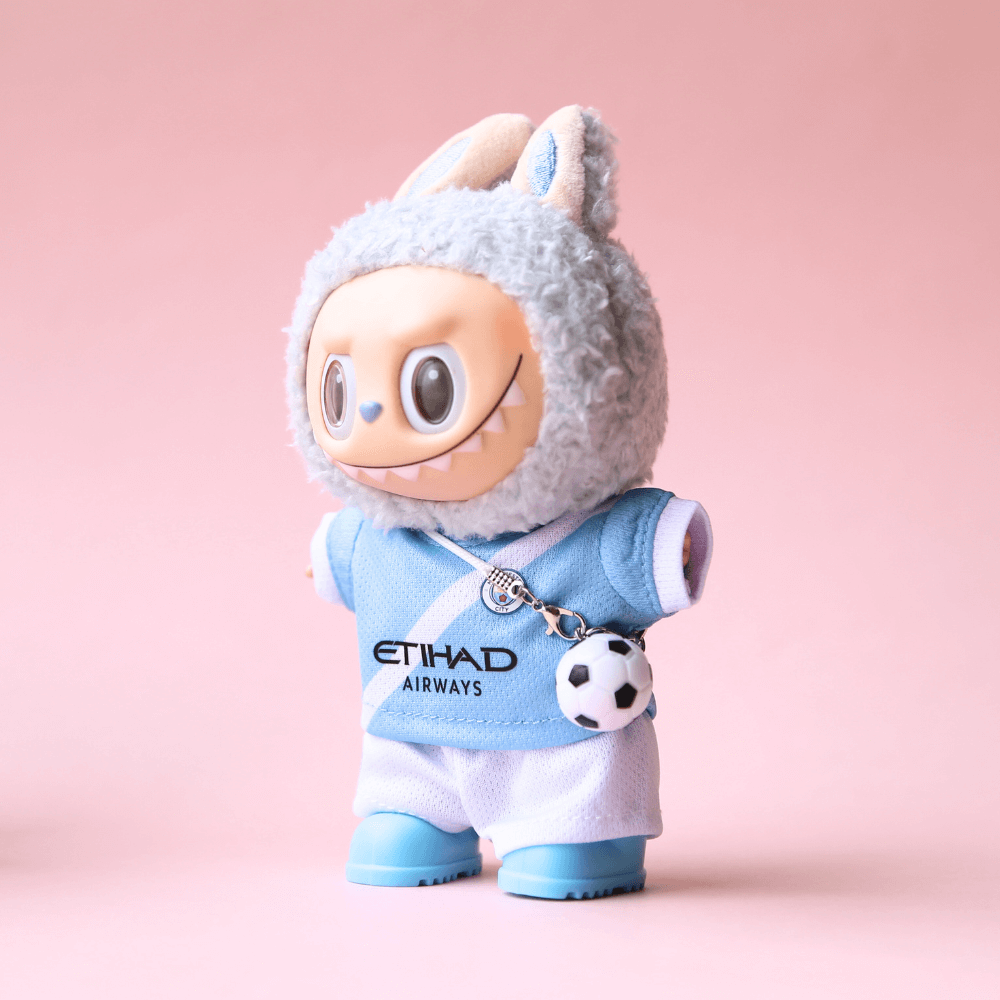 Manchester City Football Set (4-Piece with Ball) for Labubu
