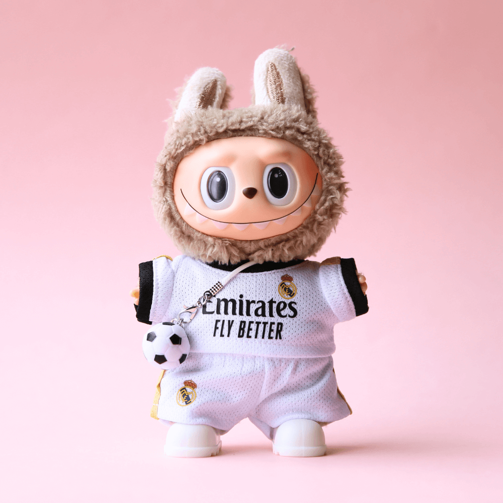 Emirates Football Set (4-Piece with Ball) for Labubu 