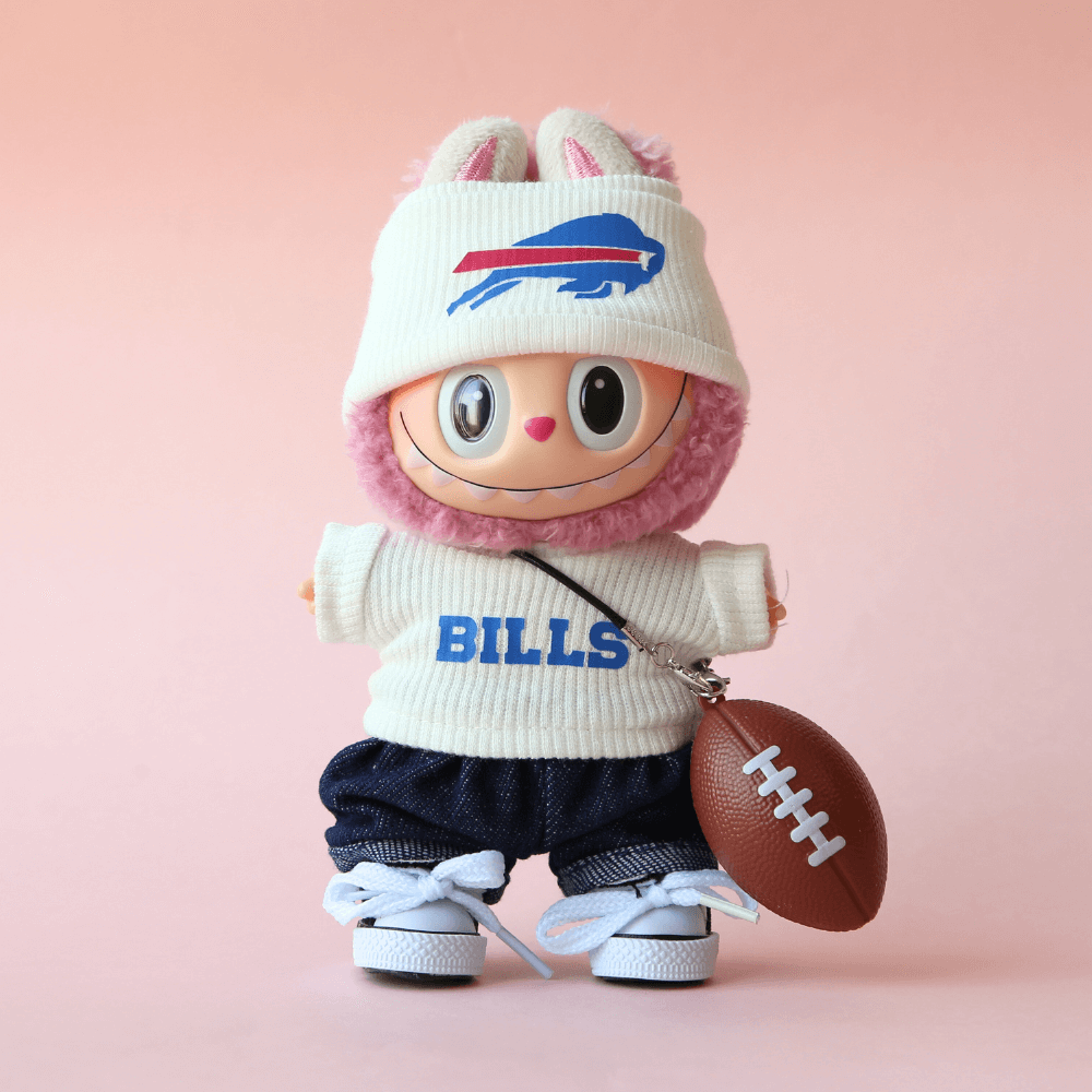 Boobulo™ NFL Buffalo Bills Football Set for Labubu (5-piece)