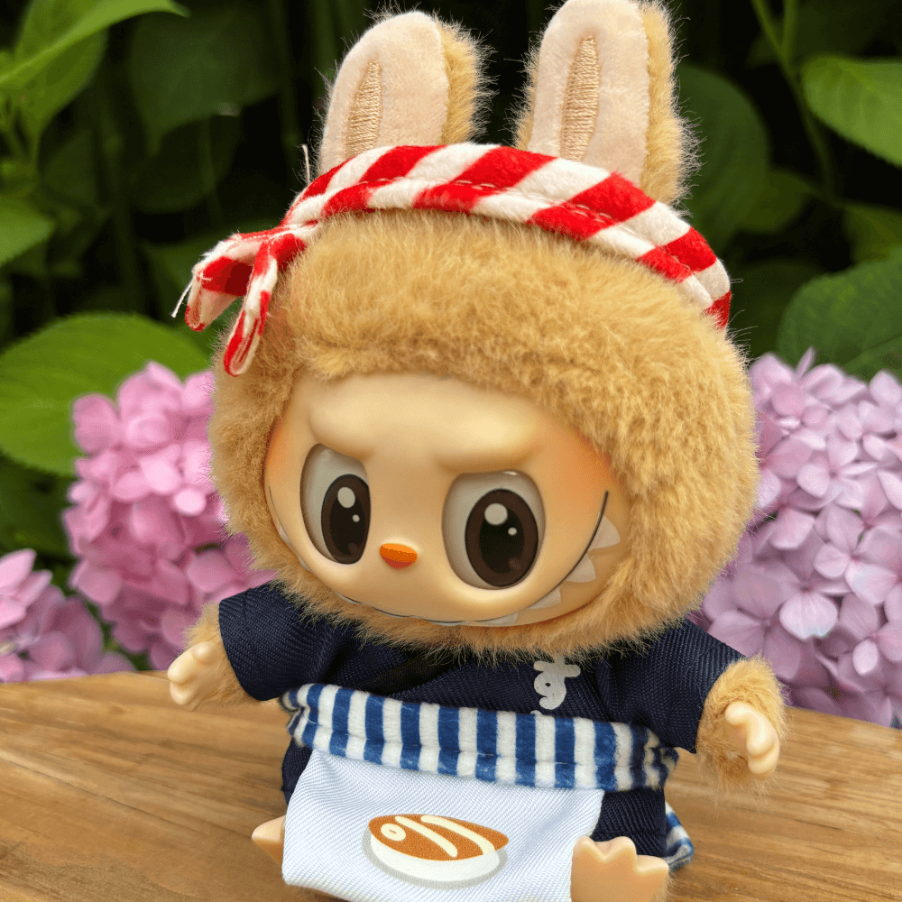 Sushi Chef Costume 2-Piece Set - Labubu Fashion Clothes-Boobulo