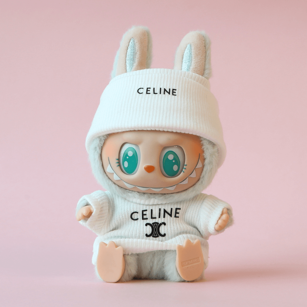 Parisian Minimal Set – 2-Piece Look with Hat & Top for Labubu-Boobulo