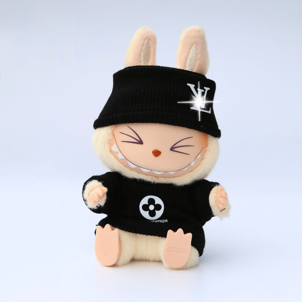 L-Style 2-Piece Set – Top & Cap - 6.7″ Labubu Fashion Clothes