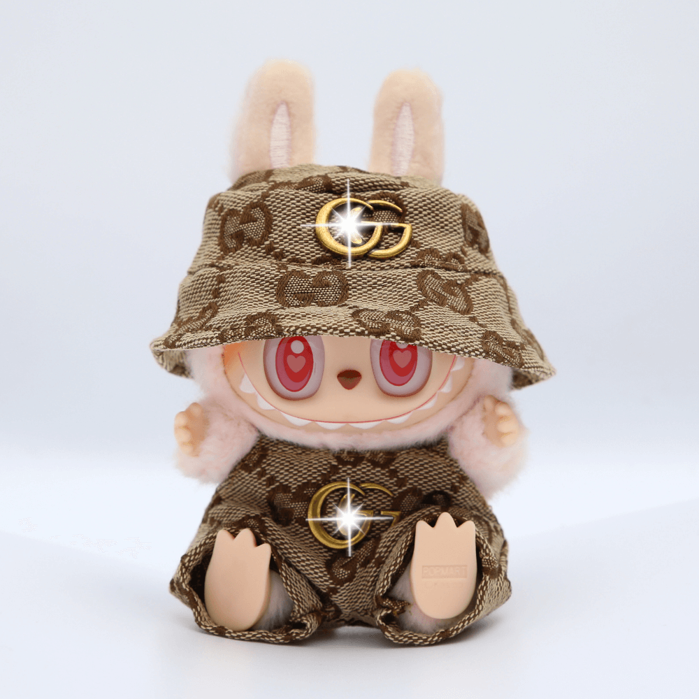 G-Style Outfit Set - Labubu Fashion Clothes (Metallic Logo)