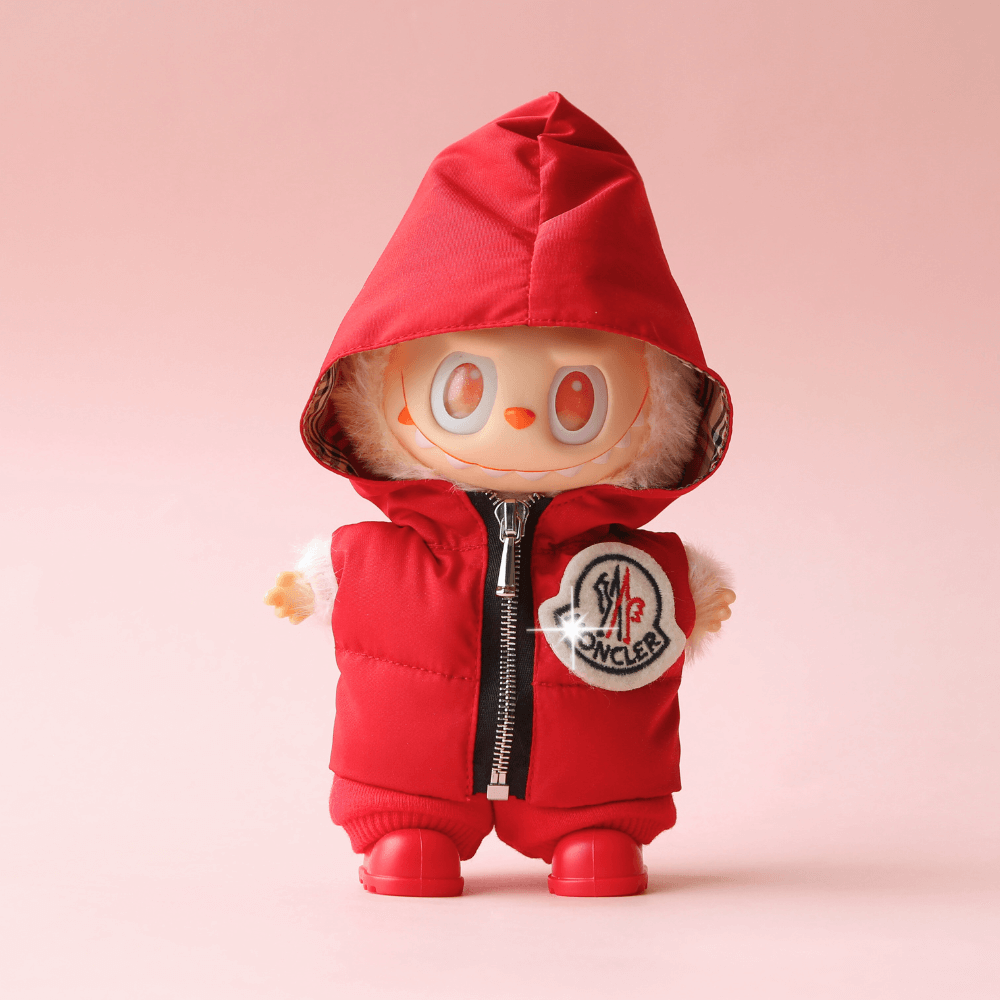 Moncler-Style Set for Labubu (3-Piece)