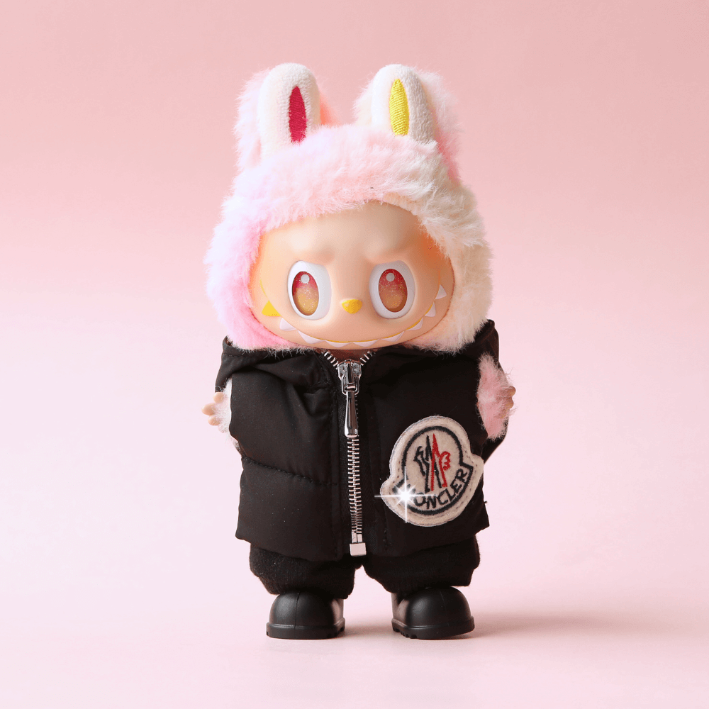 Moncler-Style Set for Labubu (3-Piece)
