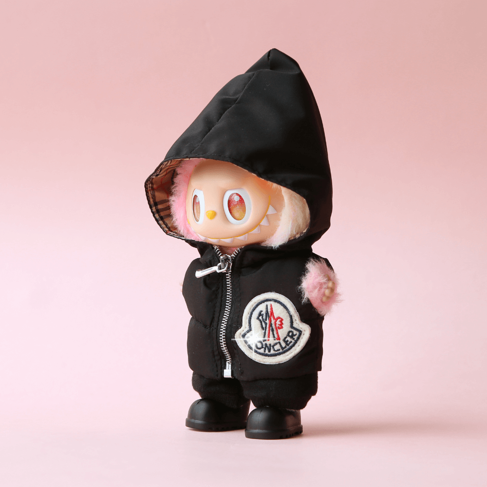 Moncler-Style Set for Labubu (3-Piece)