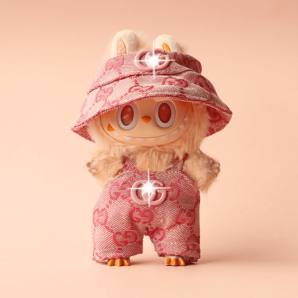 G-Style Monogram-2-Piece Outfit for Labubu