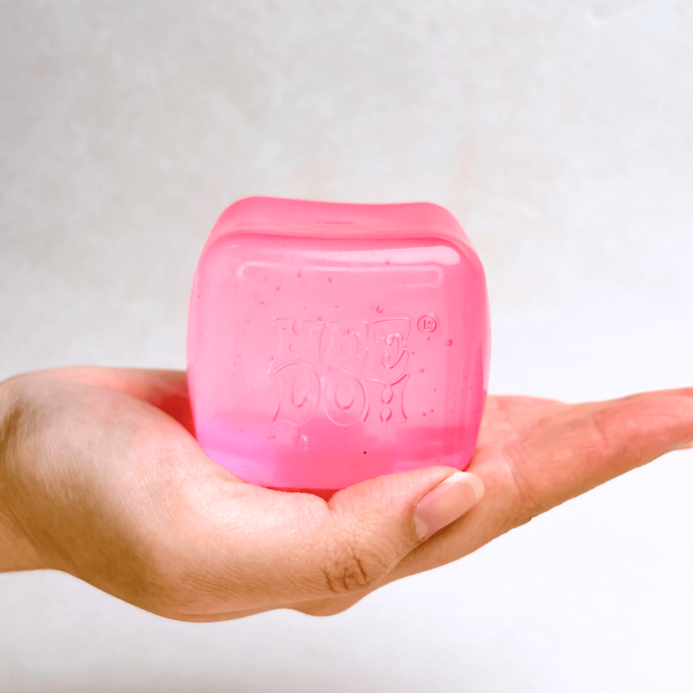 NeeDoh Nice Cube - Satisfying Square Shaped Sensory Toy, Original Size