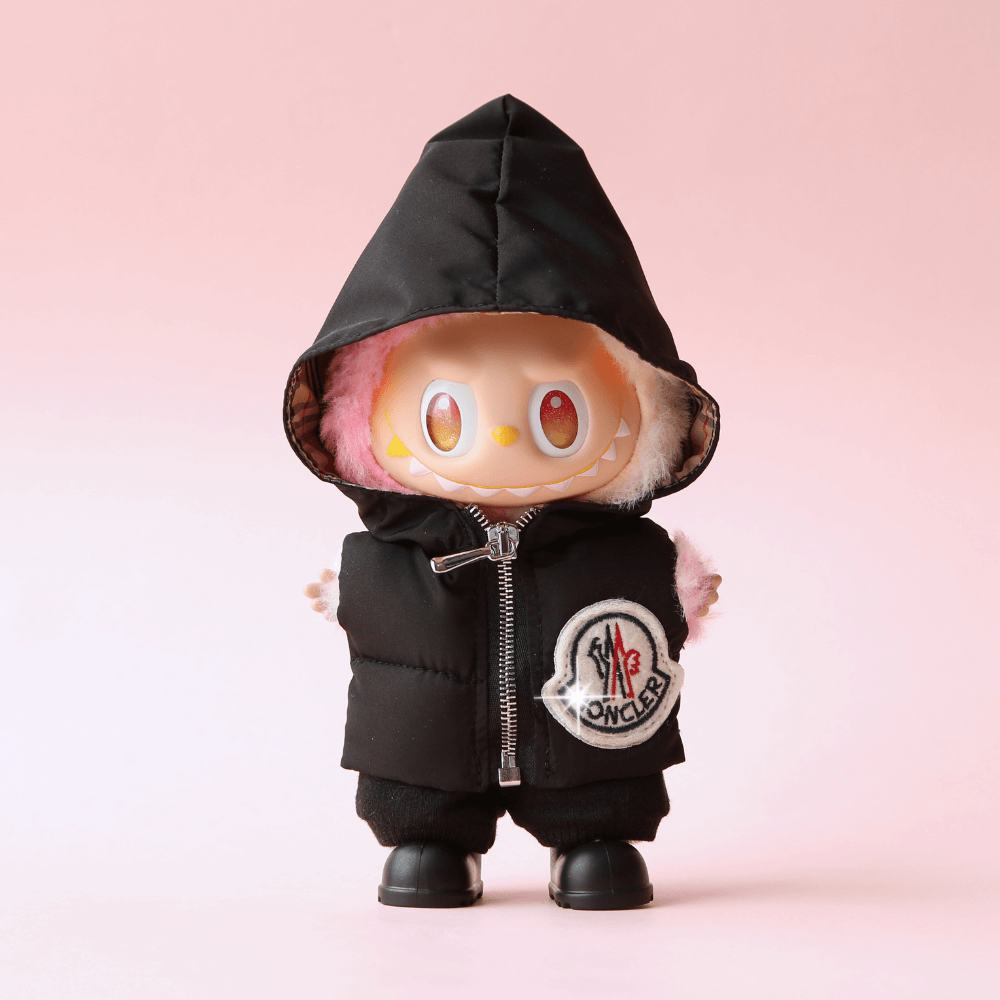 Moncler-Style Set for Labubu (3-Piece)