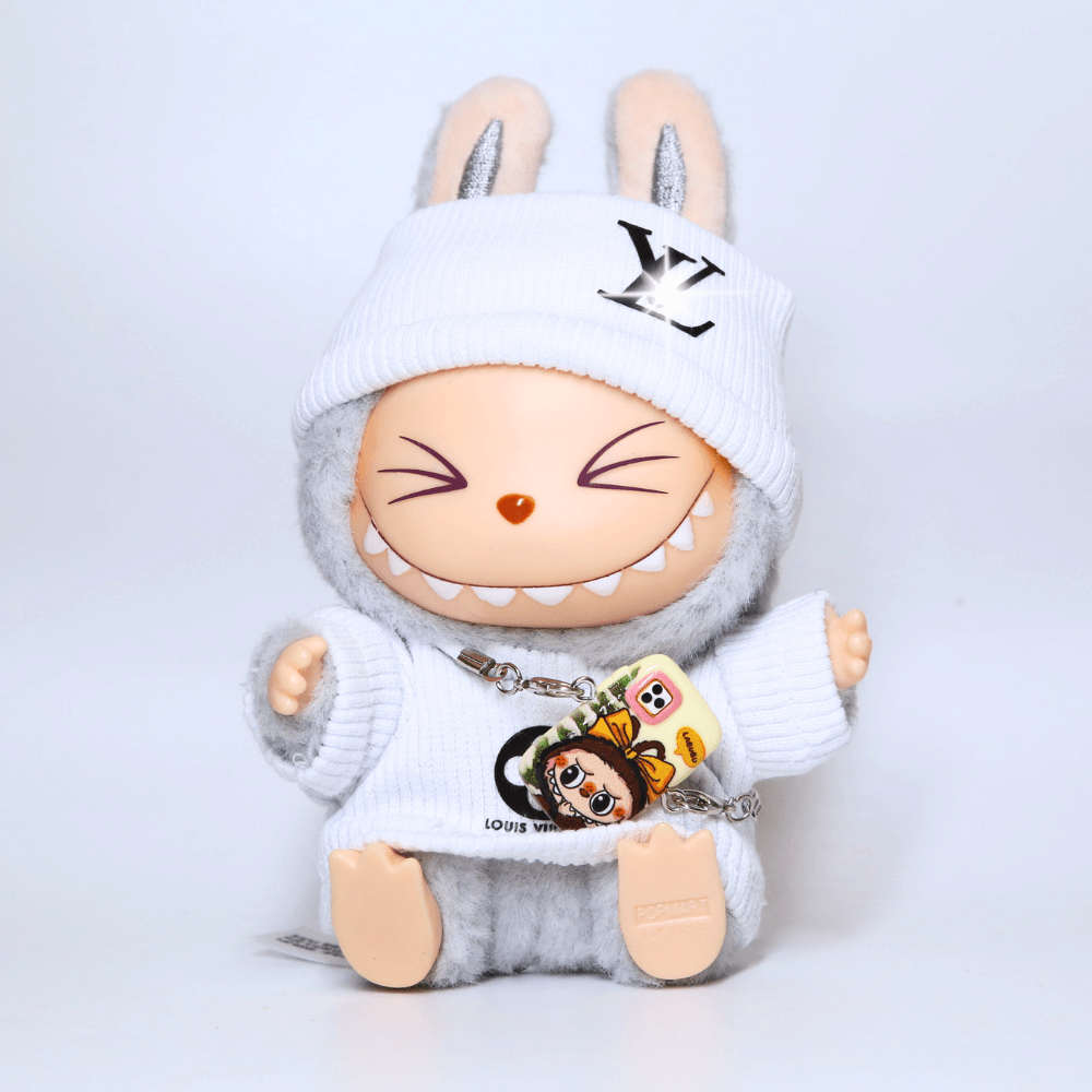 L-Style 2-Piece Set – Top & Cap - 6.7″ Labubu Fashion Clothes