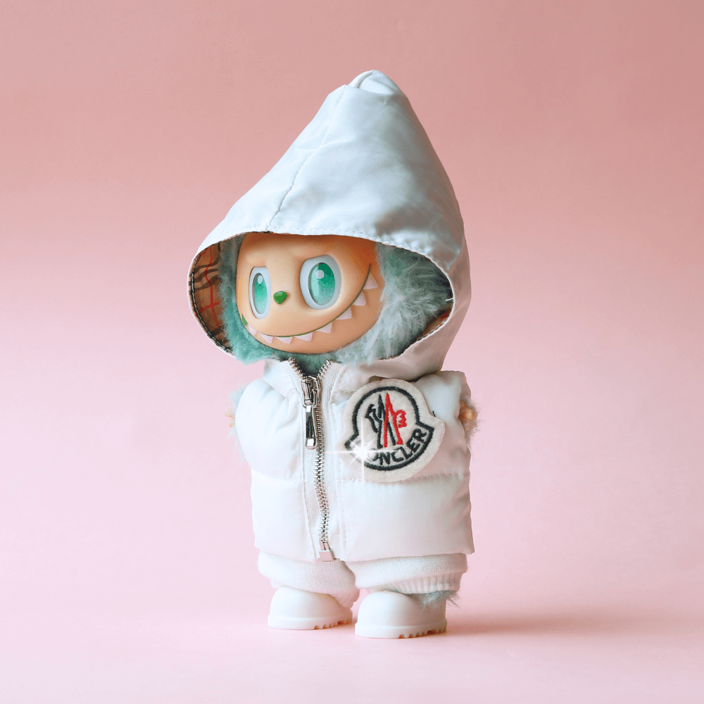 Moncler-Style Set for Labubu (3-Piece)