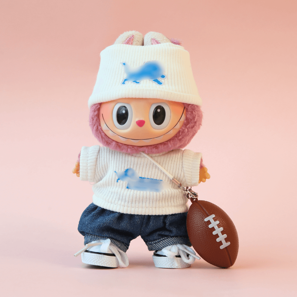 Boobulo™ Detroit Game Day Blue Outfit (5-piece with ball)