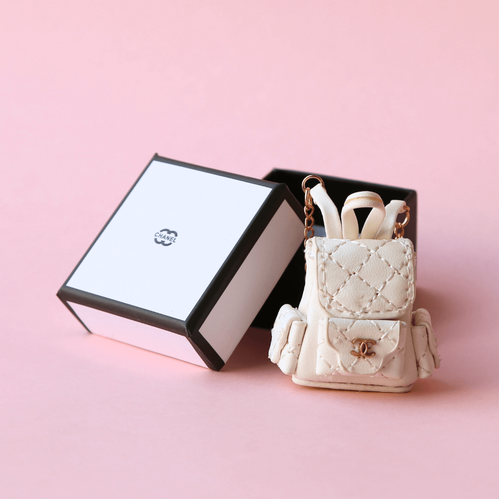 Chanel Chain-Strap Backpack for Labubu