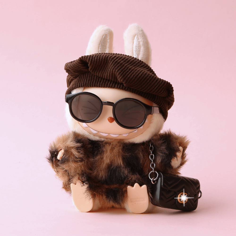 Leopard Plush Set (4-piece) For Labubu