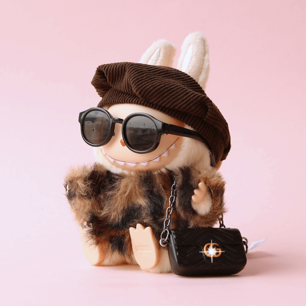 Leopard Plush Set (4-piece) For Labubu