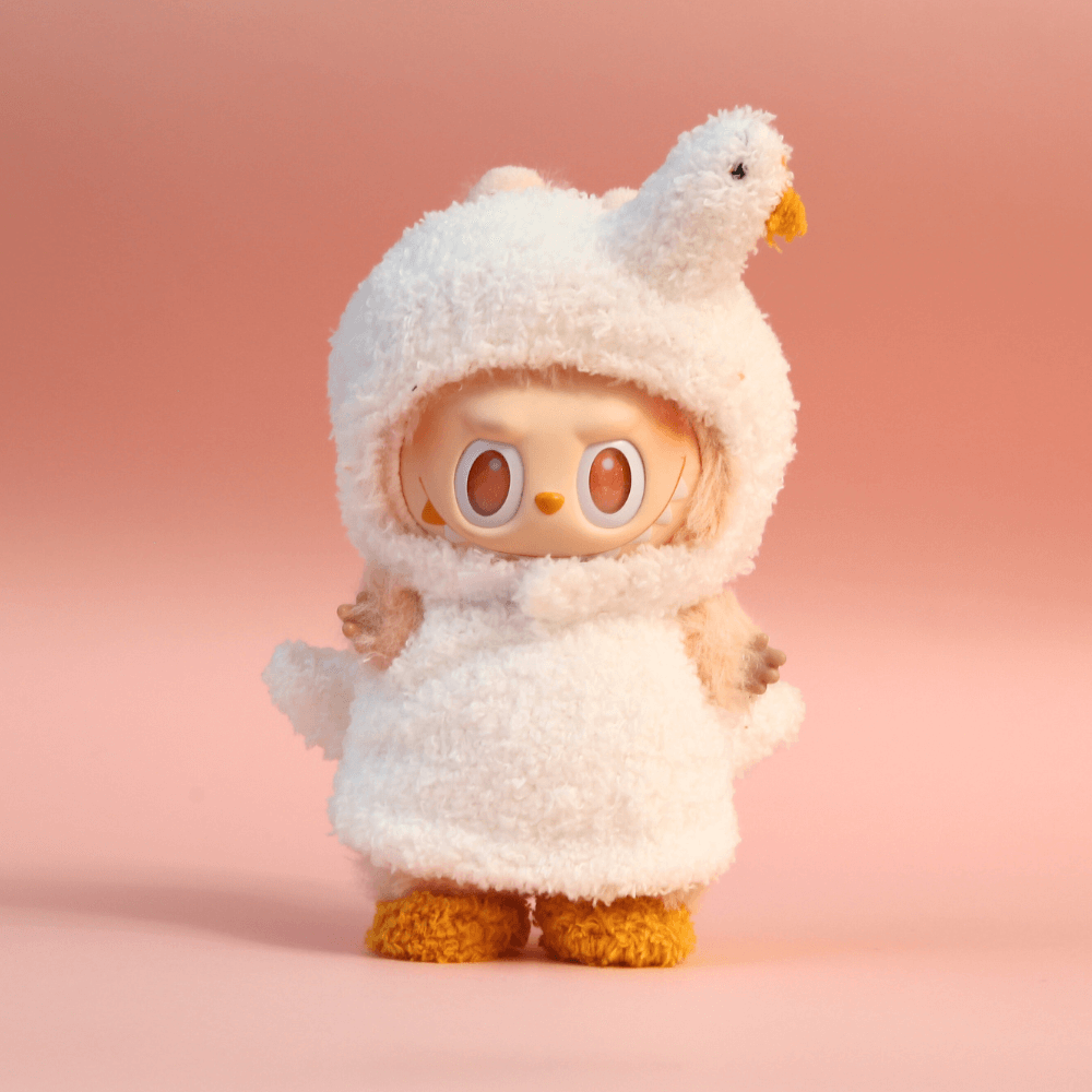 Fluffy Goose Onesie for Labubu-Boobulo