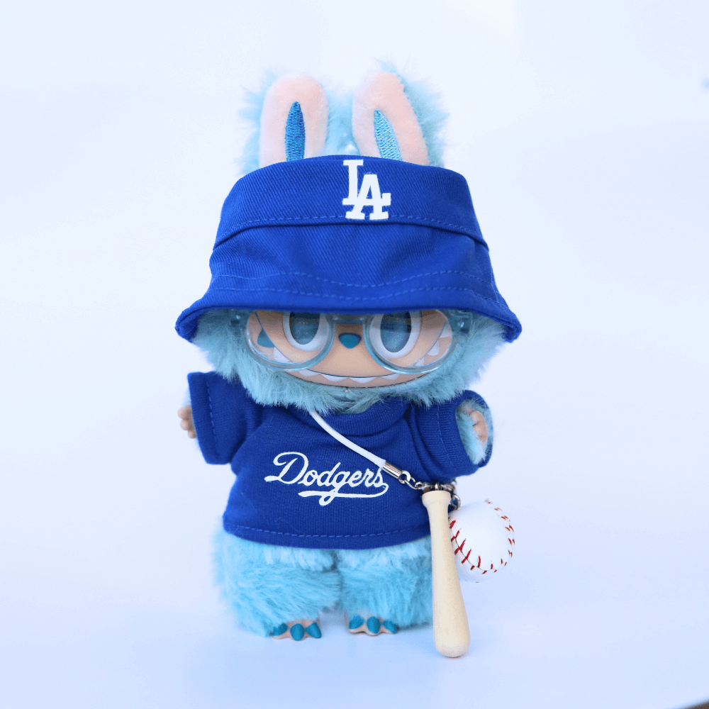 LA Champs Style 2-Piece Set – Top & Cap  - 6.7″ Labubu Fashion Clothes-Boobulo